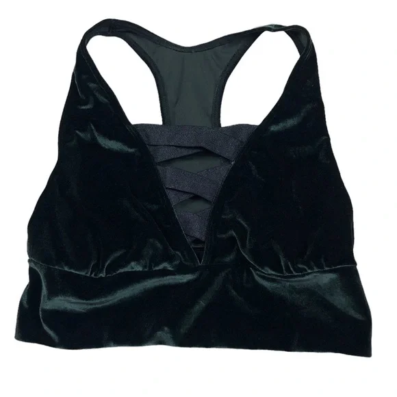 Victoria Secret Green Velvet Sports Bra size Small - Picture 10 of 10